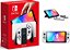 Nintendo switch oled branco desbloqueado semi novo
