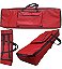 Capa Bag Para Teclado Yamaha Cp5 Master Luxo Nylon Vermelho