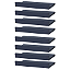 Kit 8 Prateleiras Porta Quadros 60 x 10cm azul Suporte Invisível