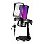 Microfone Gamer Maono DGM20 GamerWave Com Suporte RGB Preto