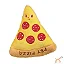 Brinquedo Pelúcia para Cães com Apito Pizza - Toya