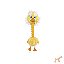 Brinquedo Pelúcia para Cães Cruncheez Stretch Birds XG Amarelo - Kong