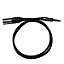 Cabo Microfone Linha Prata XLR Macho x P10 1m - Kalifa Cables