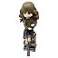 Figure Plastoy Harry Potter Hermione Granger com a Pilha de Livros de Feitiços 13,5 cm Pintada à Mão