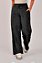 Calça Feminina Pantalona Marmorizada M/Malha Preta