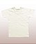 Camiseta Infantil Pré-Encolhida Lisa Algodão Marfim