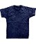 Camiseta Infantil Marmorizada Lisa Algodão Marinho