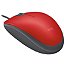 MOUSE USB LOGITECH M110 SILENT VERMELHO