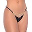 Tanga Duda Com Pingente Patitex - Preto