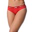 Calcinha Cotton Lisa Com Elástico Cós Largo Rexton - Vermelho - G