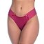 Calcinha Tanga Lisa Com Detalhes De Lacinhos Rexton - Azul Marinho - G