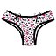 Calcinha Tanga Estampada Com Detalhes De Lacinhos Rexton - Estampada - P
