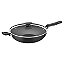 Frigideira com Tampa Wok Loreto - Chumbo - 28cm - Tramontina