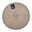 Jogo Americano Redondo Premium 38cm Areia 2 Unidades - Paramount