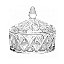 Potiche de Cristal Diamond - 13cm - Lyor