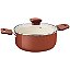 Caçarola Revestimento Cerâmico Veronese 22cm - Argila - Tramontina