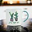 Caneca Cacto You And Me em Cerâmica 300 ml