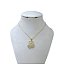 Colar Folheado Ouro 18k Cereja Strass