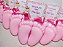 Lembrancinha Tema Nascimento Personalizada: Sabonete Par Pezinhos de Bebê