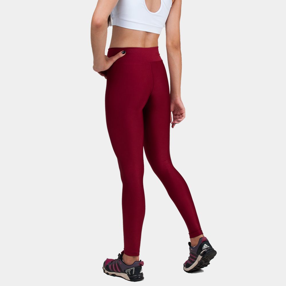 calça legging vermelha