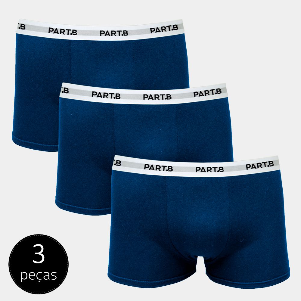 Kit Cueca Boxer Plus Size Underwear Lisa 5 Peças - Preto