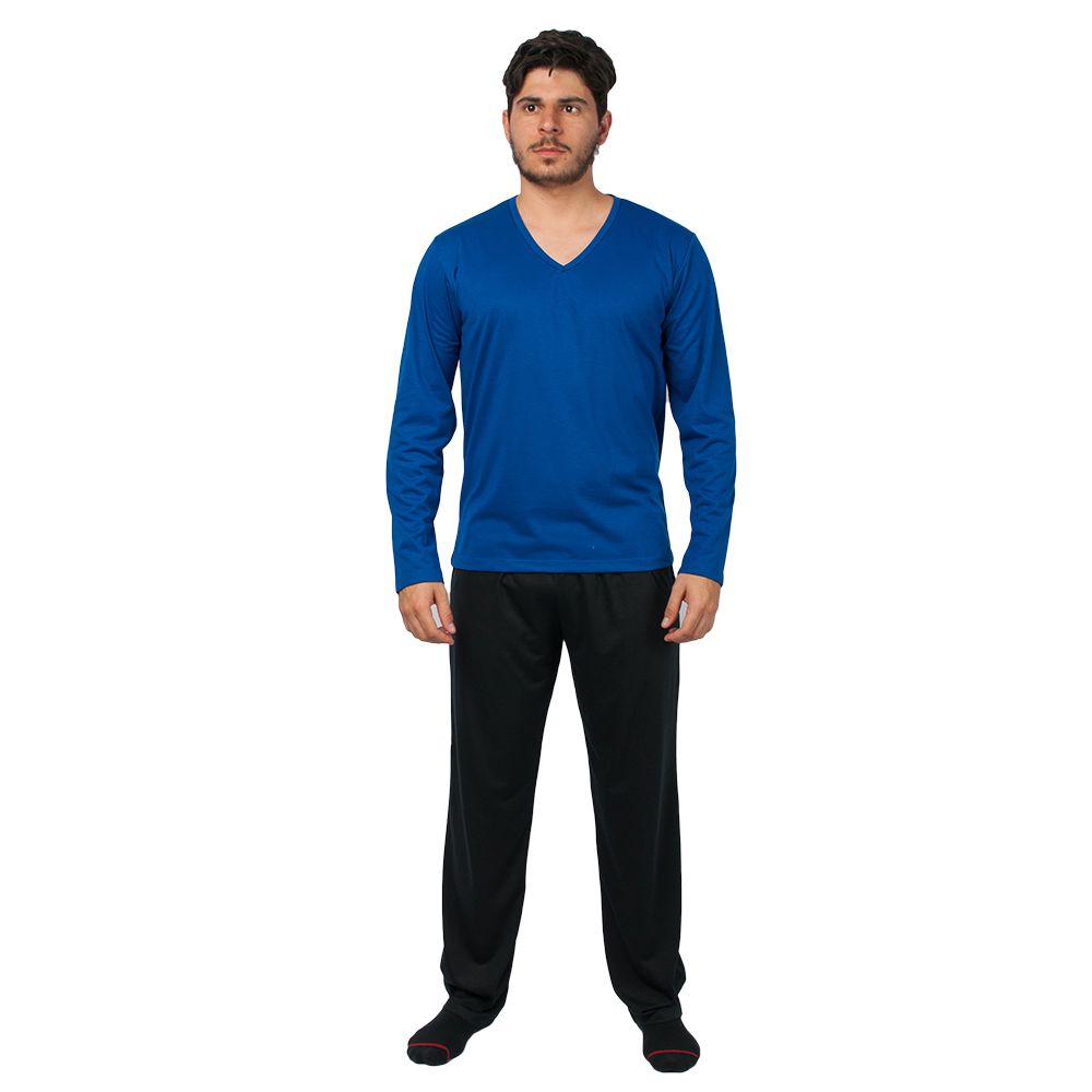 Pijama Masculino Manga Longa 28011 Lupo - Le Lingerie