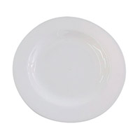 Prato branco de plástico melamina