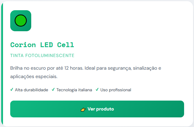 Tinta Luminescente Corion