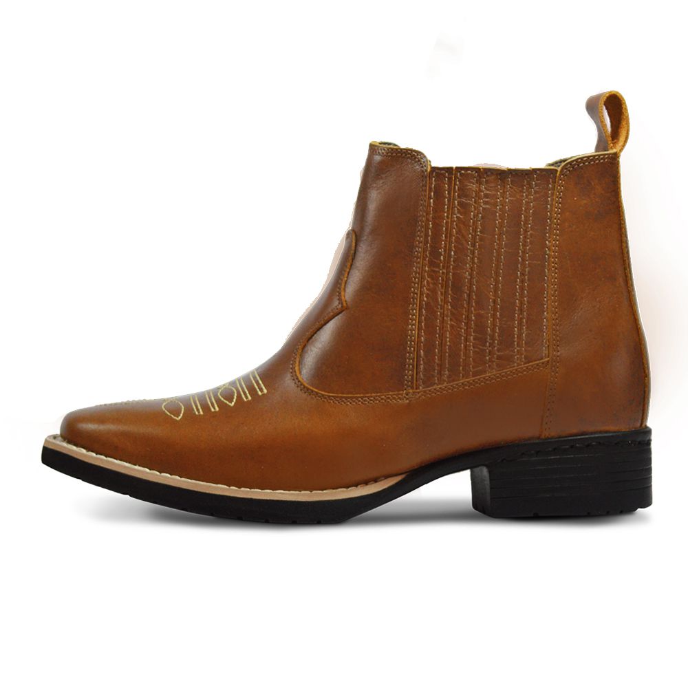 bota texana cano curto