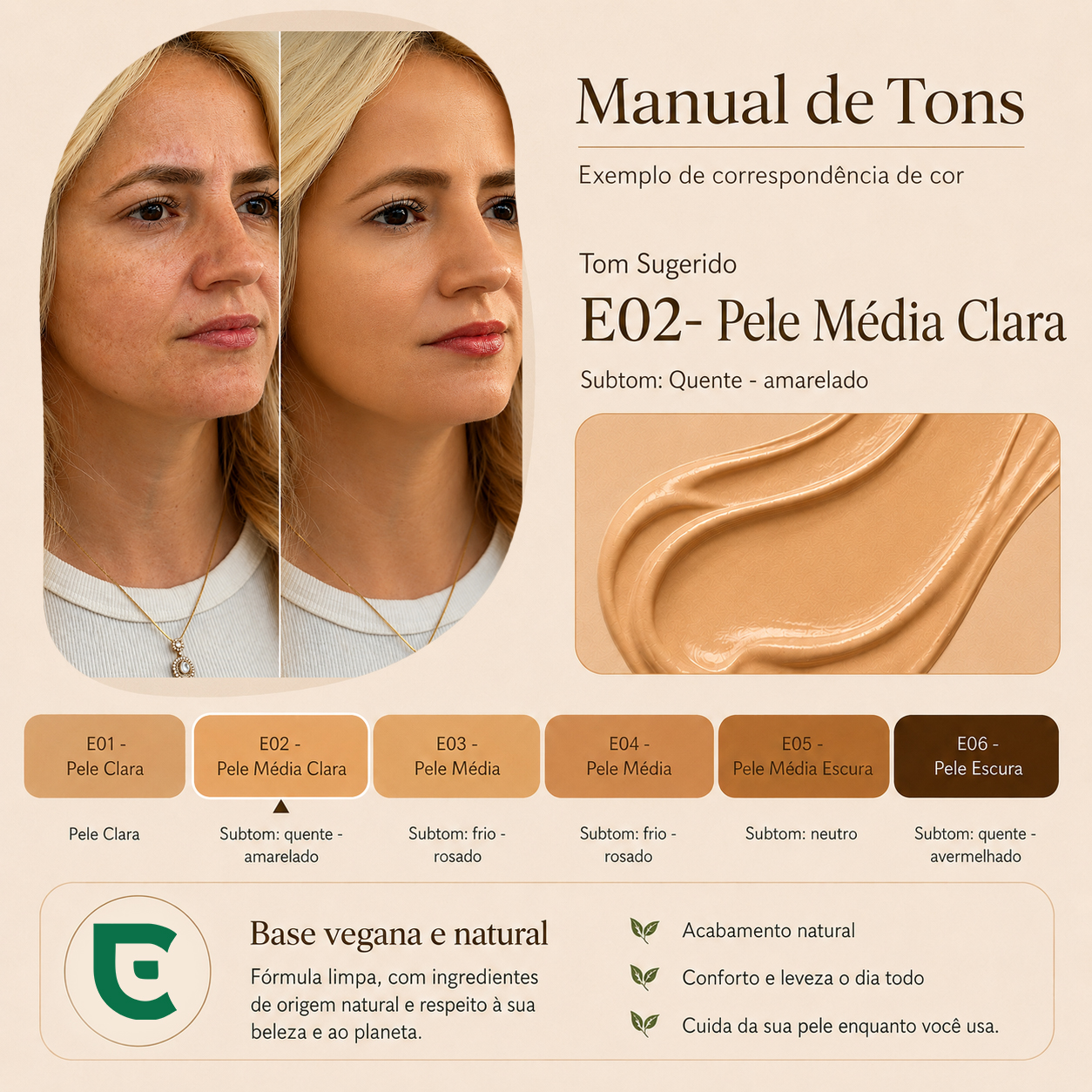 E02 Pele Média Clara