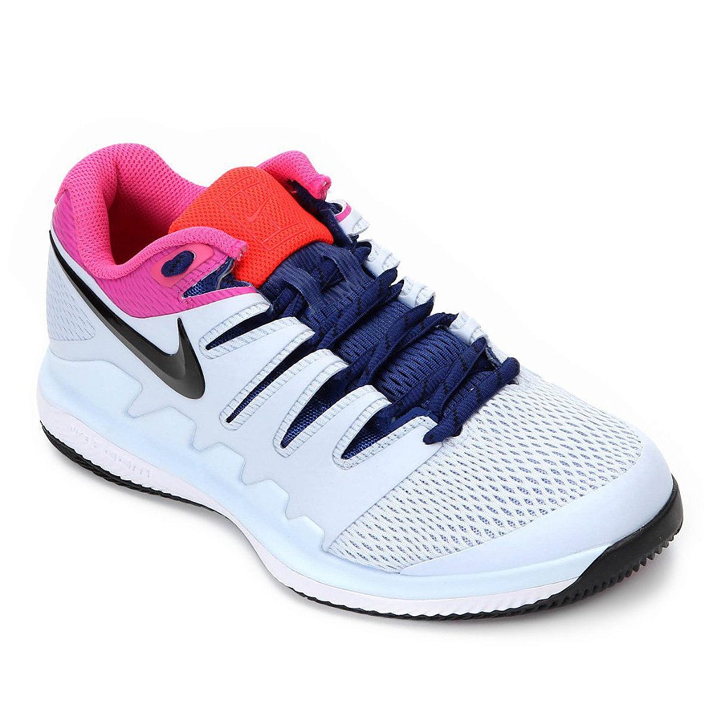 Tênis Nike Air Zoom Vapor 10 HC Branco e Rosa - Hit Tennis Sports - Morumbi