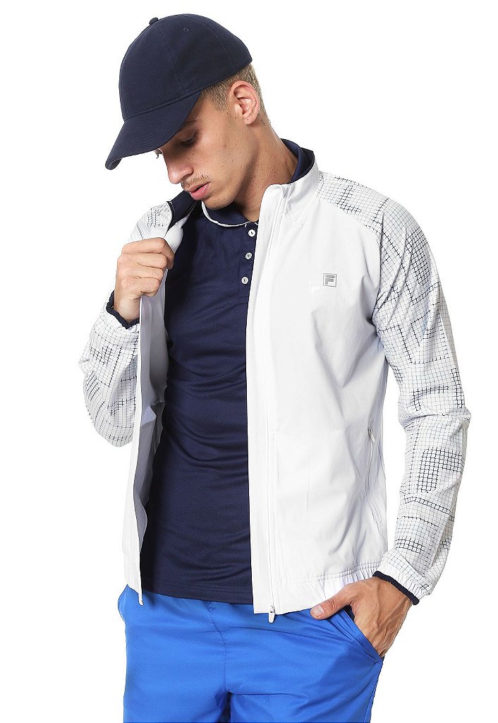 corta vento fila branco