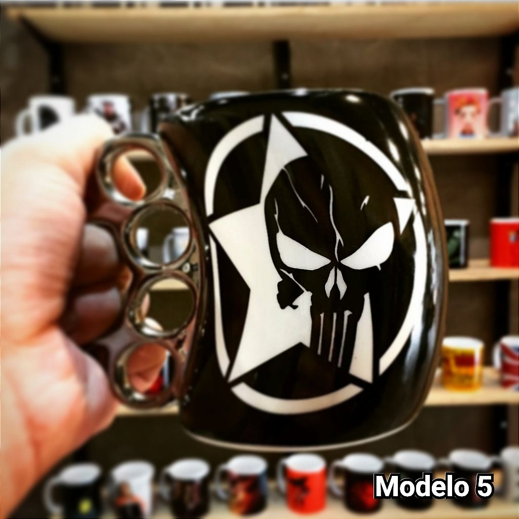 Caneca Soco Ingles 350Ml Punisher