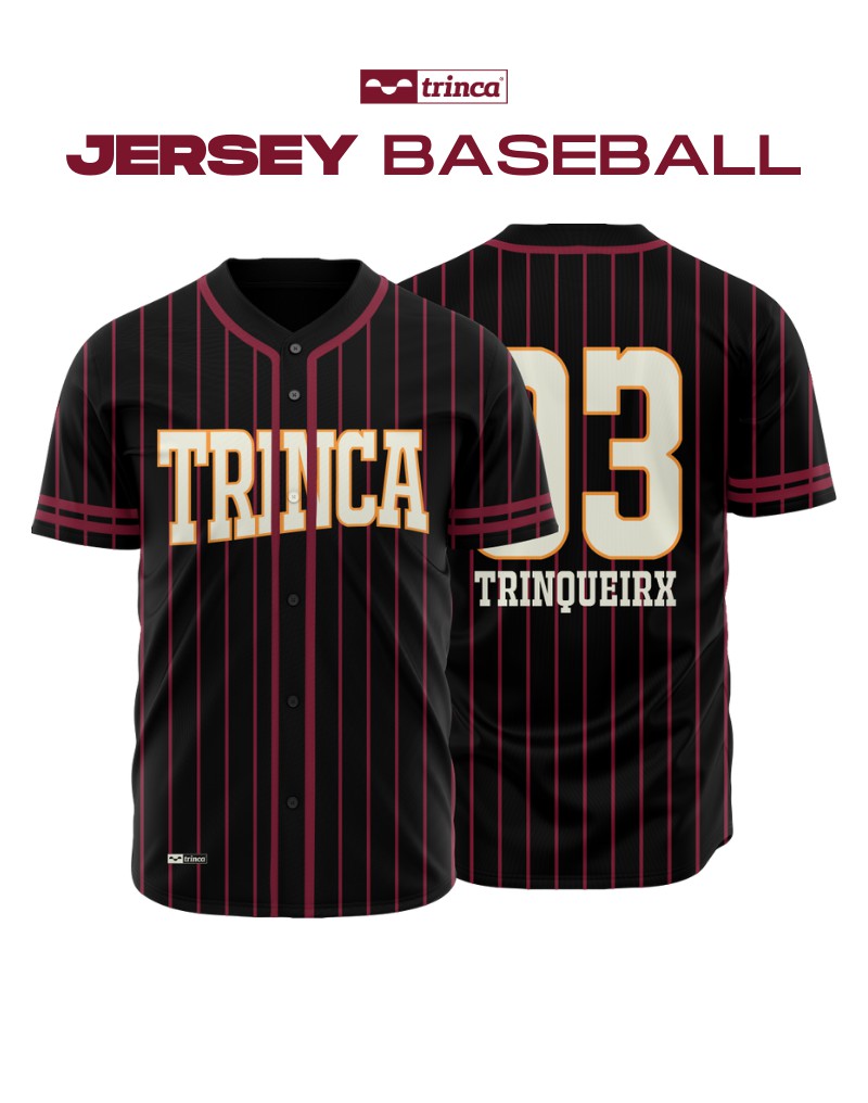 JERSEY BASEBALL MINIMO 15 PECAS Estampamos a melhor fase da sua vida Trinca Camisas