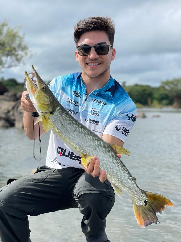 Camiseta de pesca - La maglia - Nelson Nakamura- Proteção UV 50