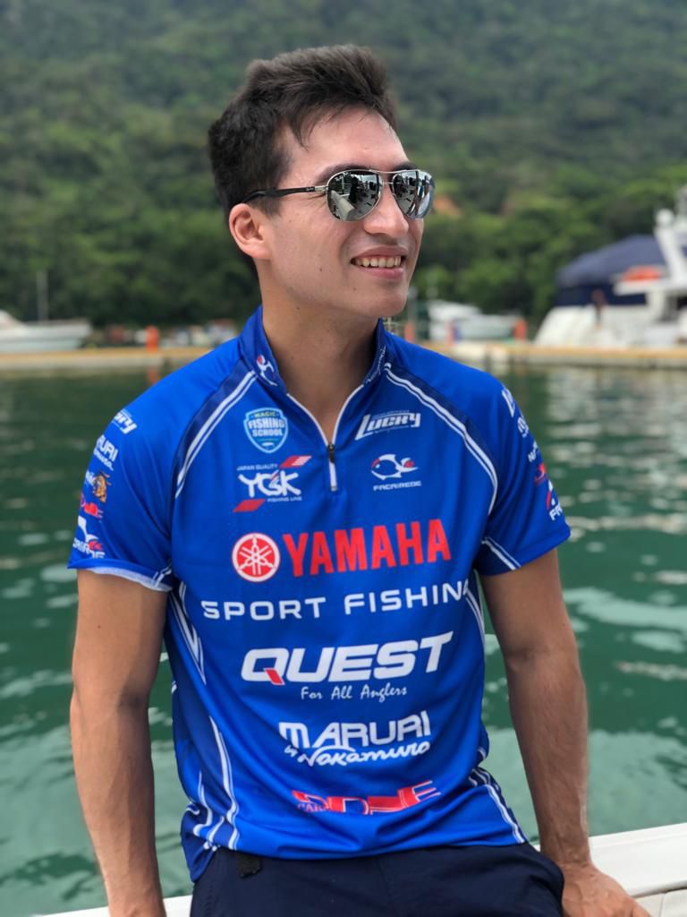 Camiseta de pesca - La maglia - Nelson Nakamura- Proteção UV 50