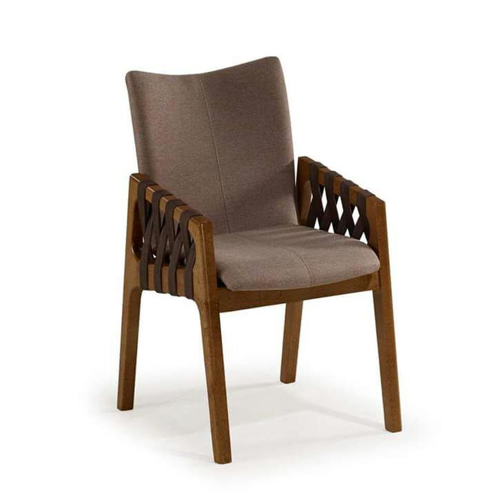 Cadeira Estofada para Sala de Jantar - Sulvimes - Artesanal por essência