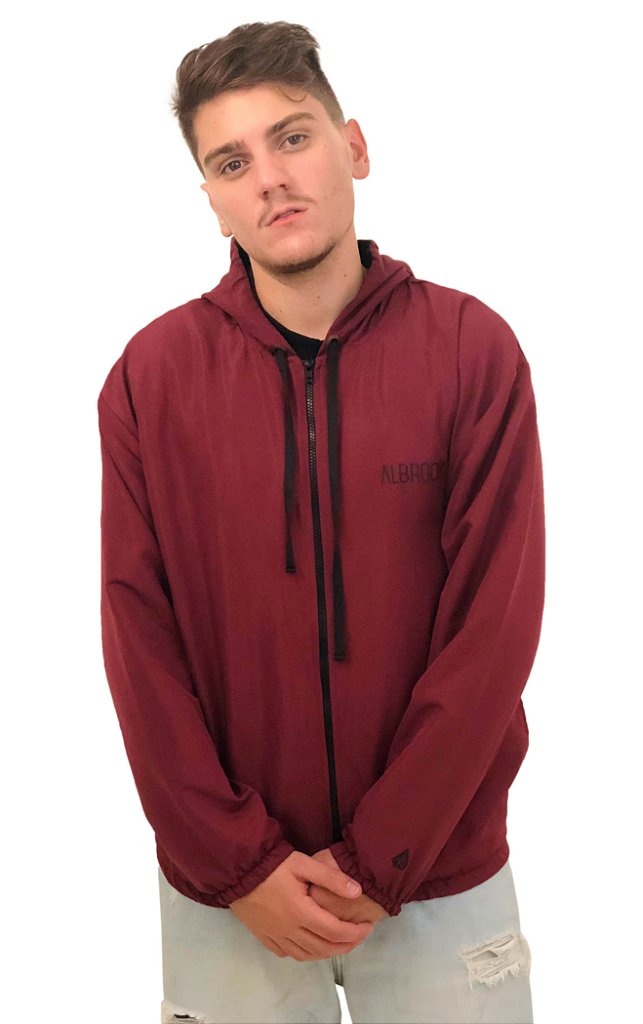 jaqueta corta vento bordo