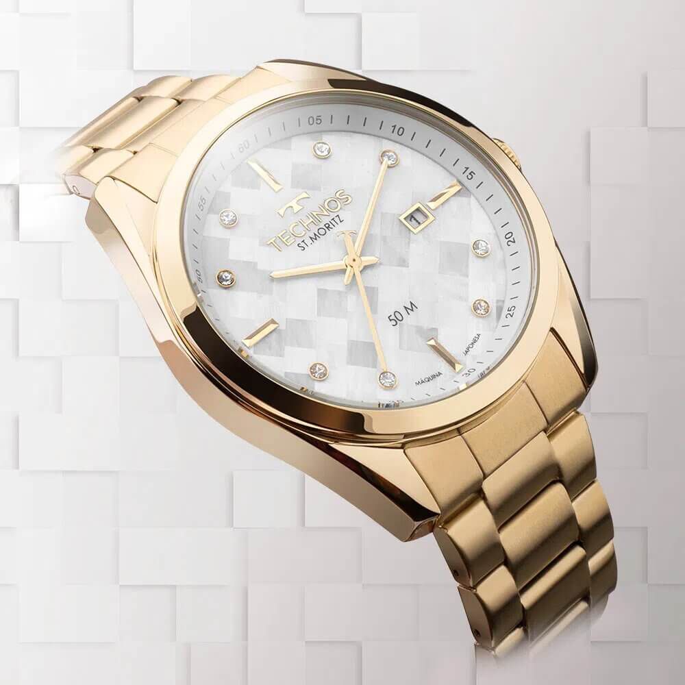 Relógio Technos Feminino St. Moritz 2117LCJ/4B - Relógios NextTime