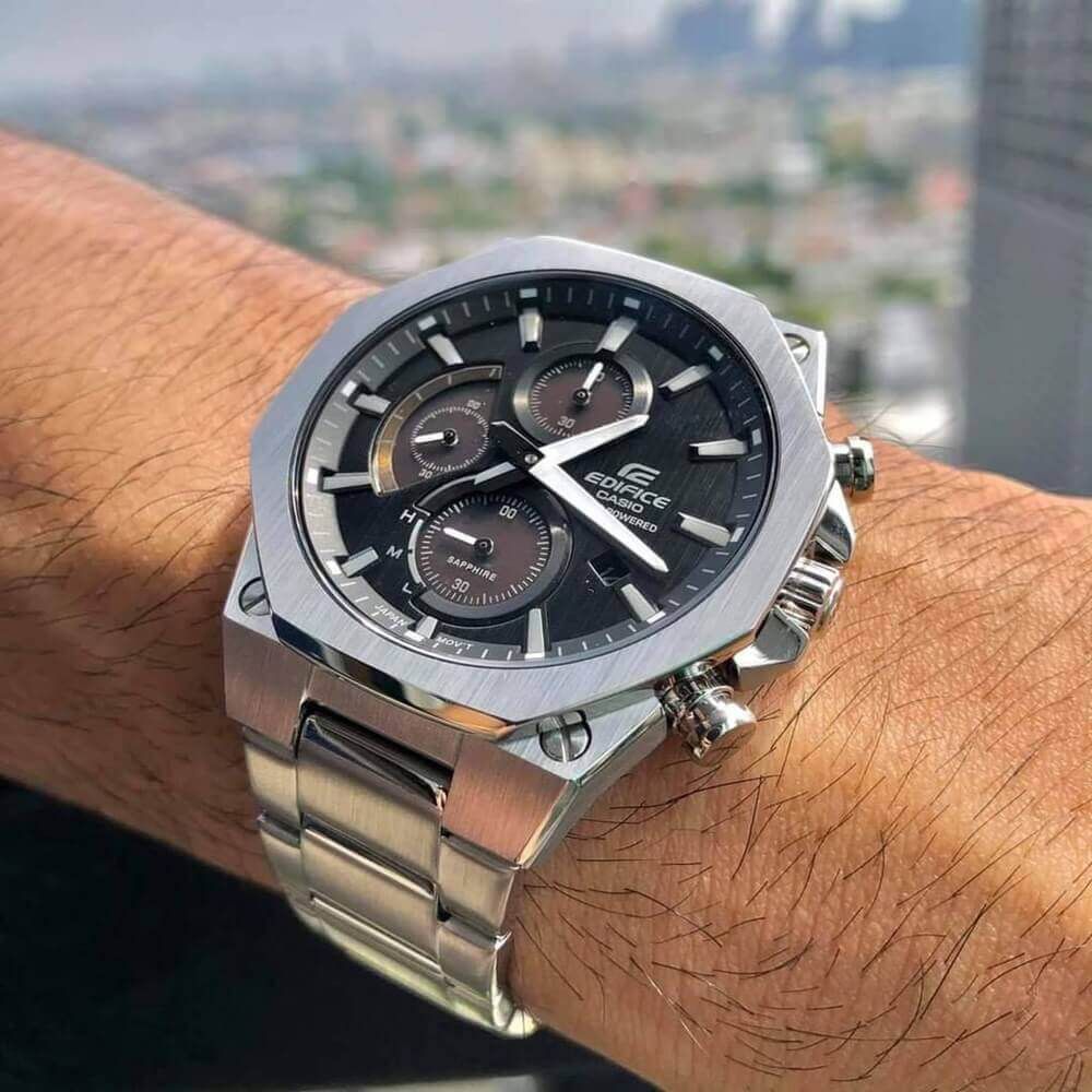Relógio Casio Edifice Masculino Solar EFS-S570D-1AUDF Safira