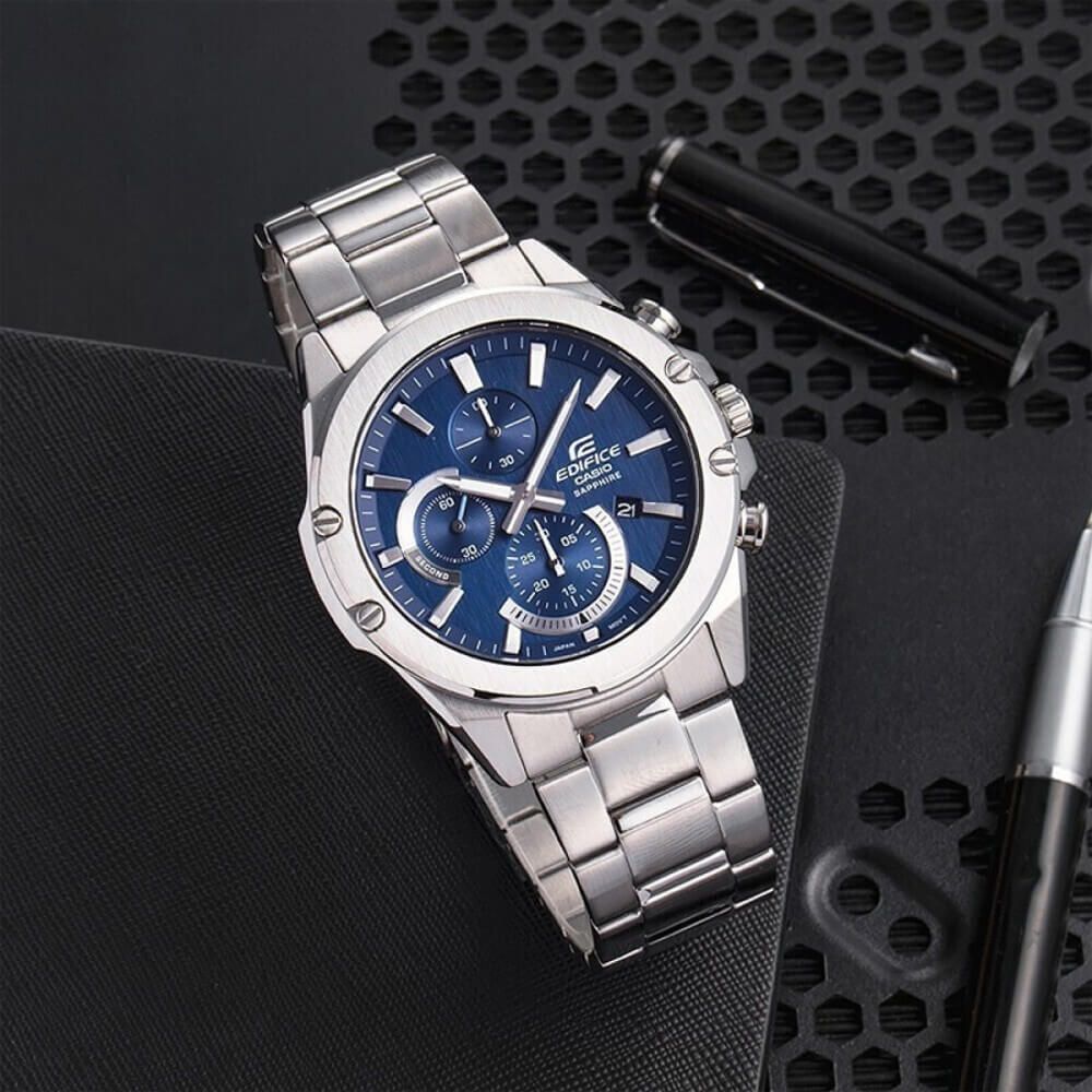 Relógio Casio Edifice Masculino EFR-S567D-2AVUDF Safira - Relógios