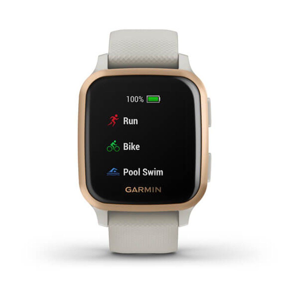 Smartwatch e monitor cardíaco de Pulso e GPS Garmin Venu Sq Music