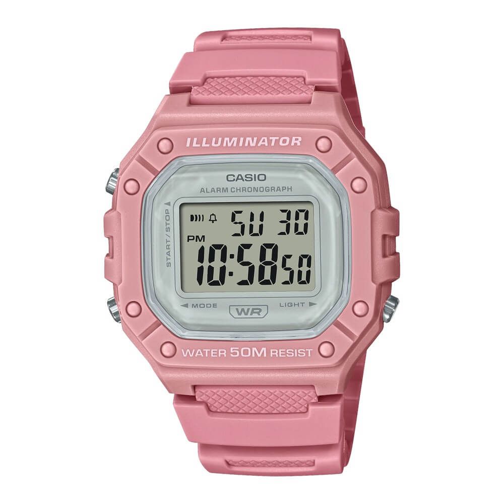 Relógio Casio Standard Rosa W-218HC-4AVDF – Esportivo e Resistente