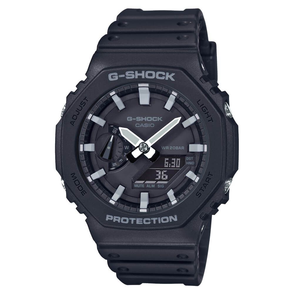 フ*ト様 カシオーク　フルカスタム　GA-2100-1A1ER Relógio Casio G-SHOCK GA-2100-1ADR *Carbon Core Guard. - Relógios