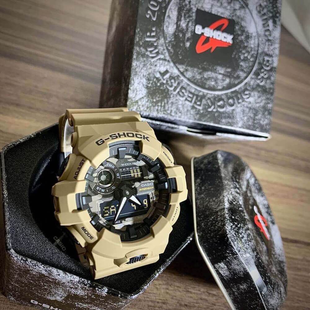 Relógio Casio G-Shock Masculino GA-700CA-5ADR Utility Camo