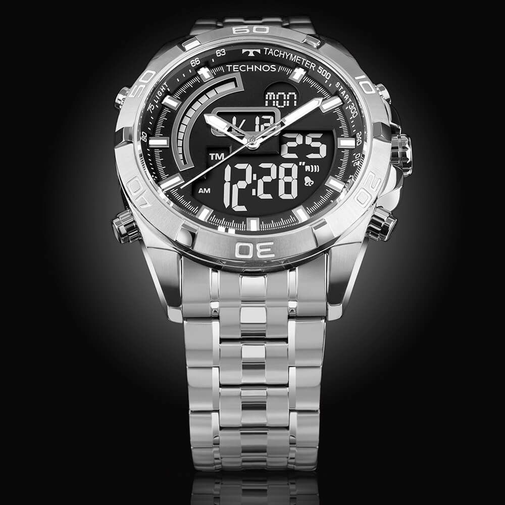 Relógio Technos Masculino Ts Digiana Prata - BJ3496AB/1K