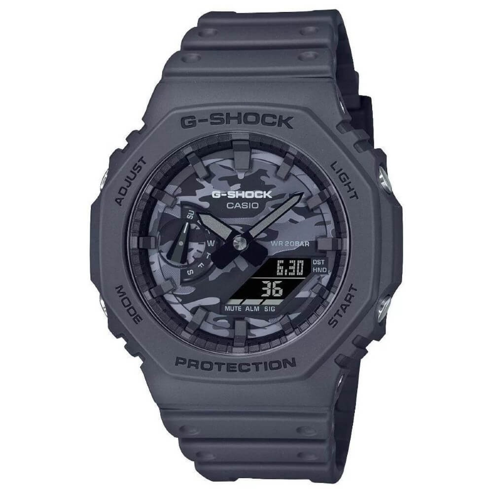 Ａ*Ｏ様 CASIO G-SHOCK GA-2100CA カモフラージュ Relógio Casio G-SHOCK GA-2100CA-8ADR *Utility Camo - Relógios NextTime