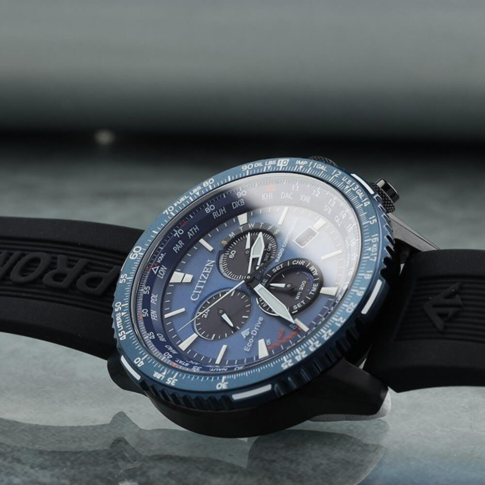 Seaページ Relógio Citizen Bn0227-09l Eco-drive Diver´s Azul Tz31641f Bisel