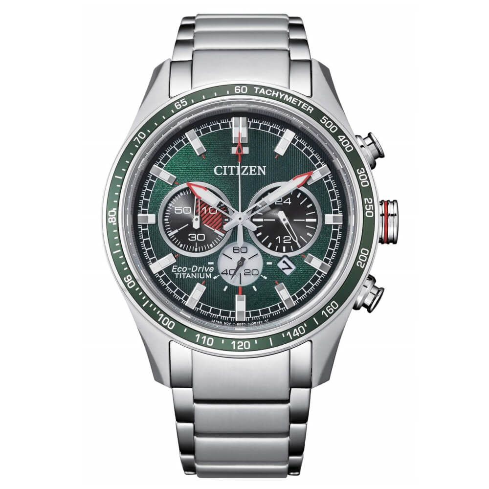 Relógio Citizen Eco-Drive TZ31874G CA4497-86X Titanium Safira