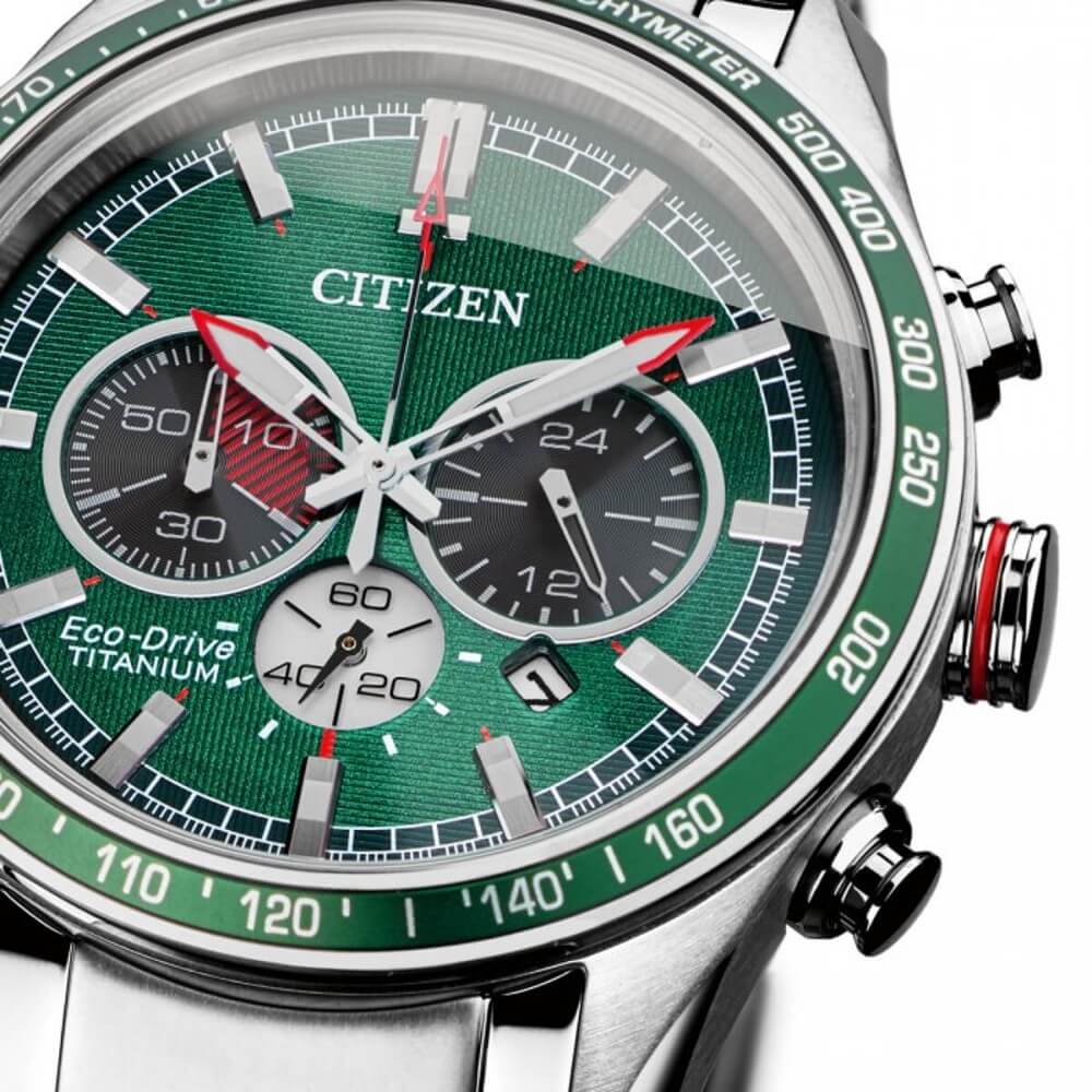 Relógio Citizen Eco-Drive TZ31874G CA4497-86X Titanium Safira